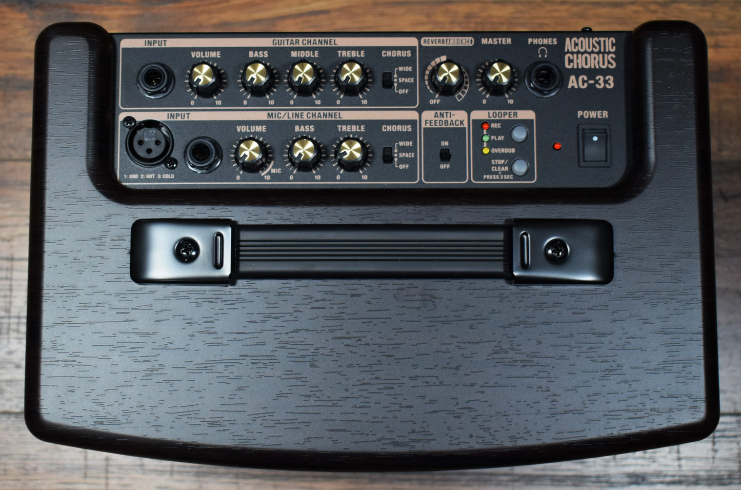 Roland AC-33RW 30 Watt 2x5" Chorus Acoustic Guitar Amplifier Rosewood