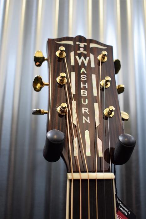 Washburn WSD5240STSK Solid Spruce Top Acoustic Guitar & Hardshell Case #0363
