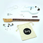 Loog DIY White 3 String Electric Guitar Kit Strap & Instructional Book Free APP
