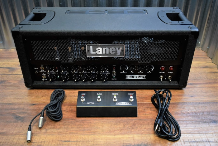 Laney IRT60H Ironheart All Tube 3 channel 60 Watts Guitar Amplifier Head Demo