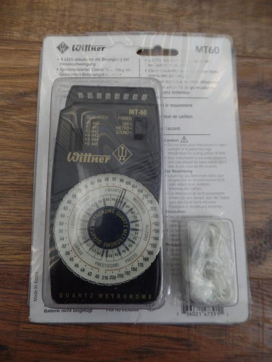 Wittner MT-60 Pendulum Motion Metronome with LED Display