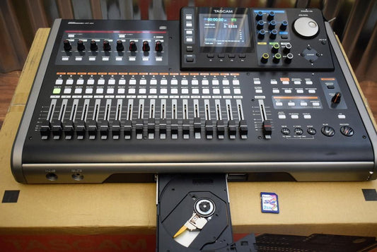 Tascam DP-24 Digital Portastudio 24 Track Recording Studio 8 Mic/Line CD & SD