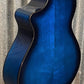 Breedlove Pursuit Exotic S Concert Twilight CE Acoustic Electric 4 String Bass #6537
