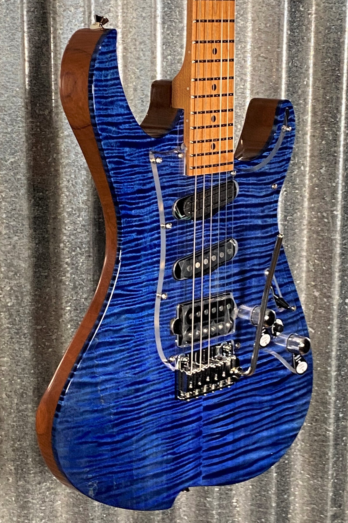 Vola OZ RV TNC SBL Sapphire Blue Gloss Guitar & Case #7074