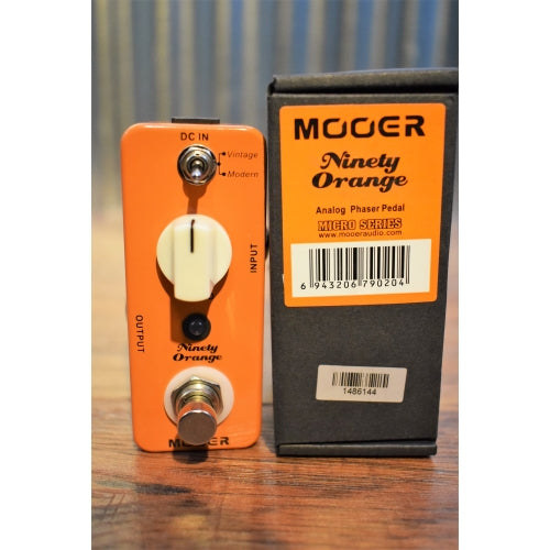 Mooer Audio Ninety Orange Analog Phaser Guitar Effect Pedal