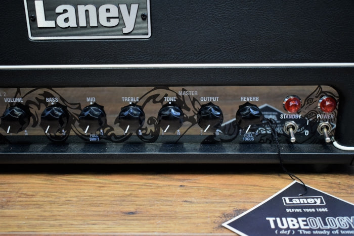 Laney GH30R All Tube 30 Watts 2 Channel Guitar Amplifier Head Demo
