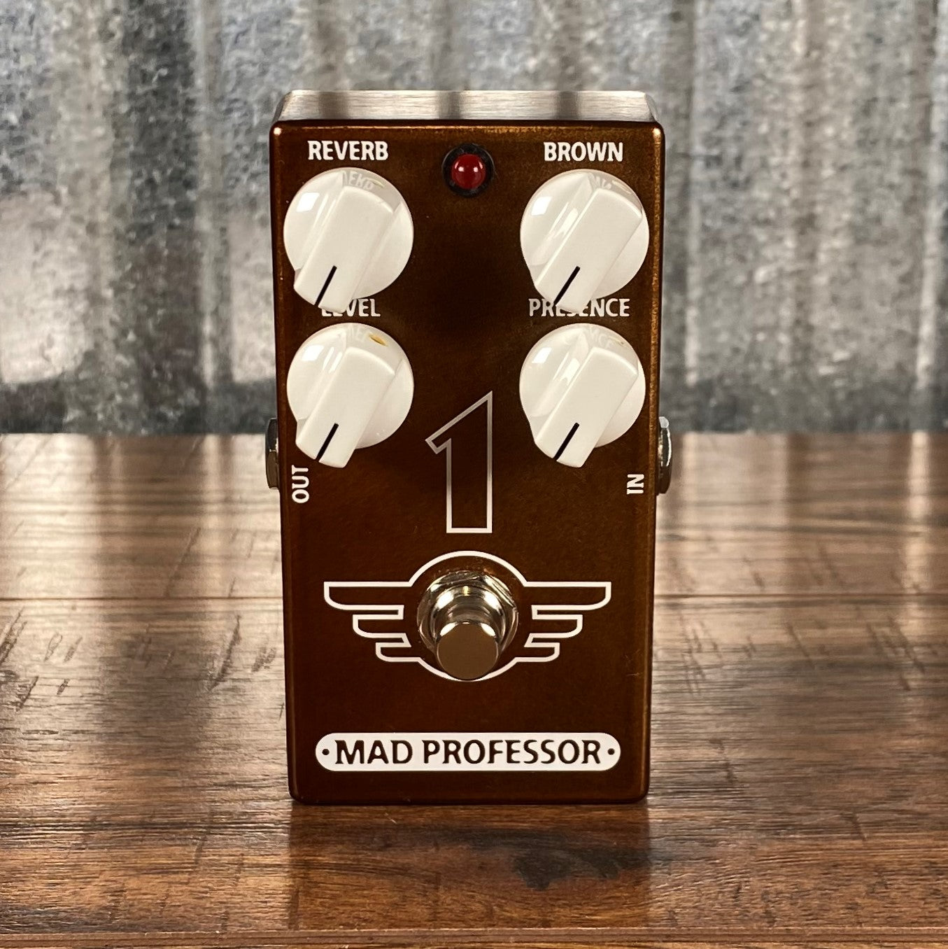 Mad Professor 1 One Distortion Reverb Guitar Effect Pedal Used