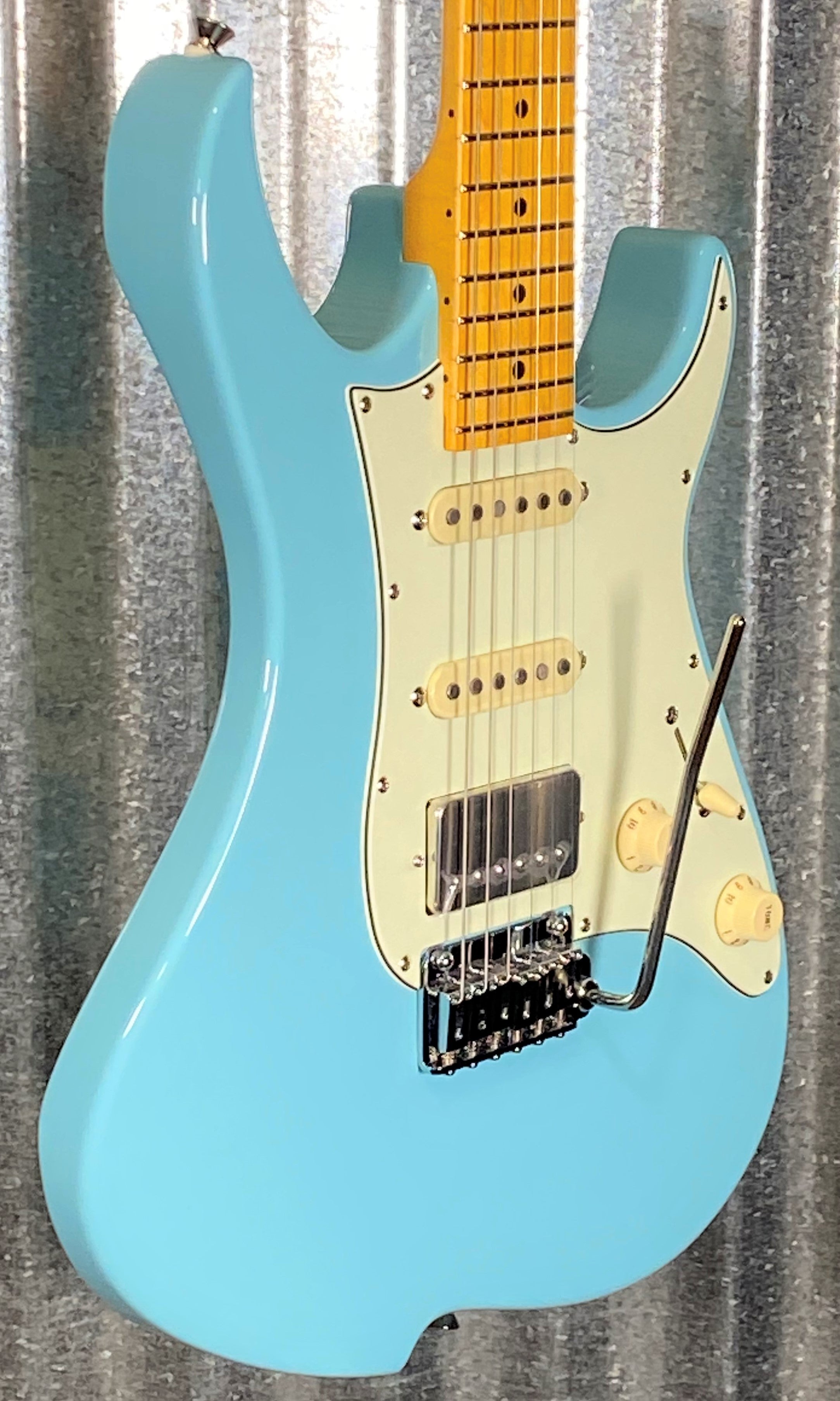 Vola OZ RV MF V3 VD MC Daphne Blue Guitar & Bag #3802 Demo