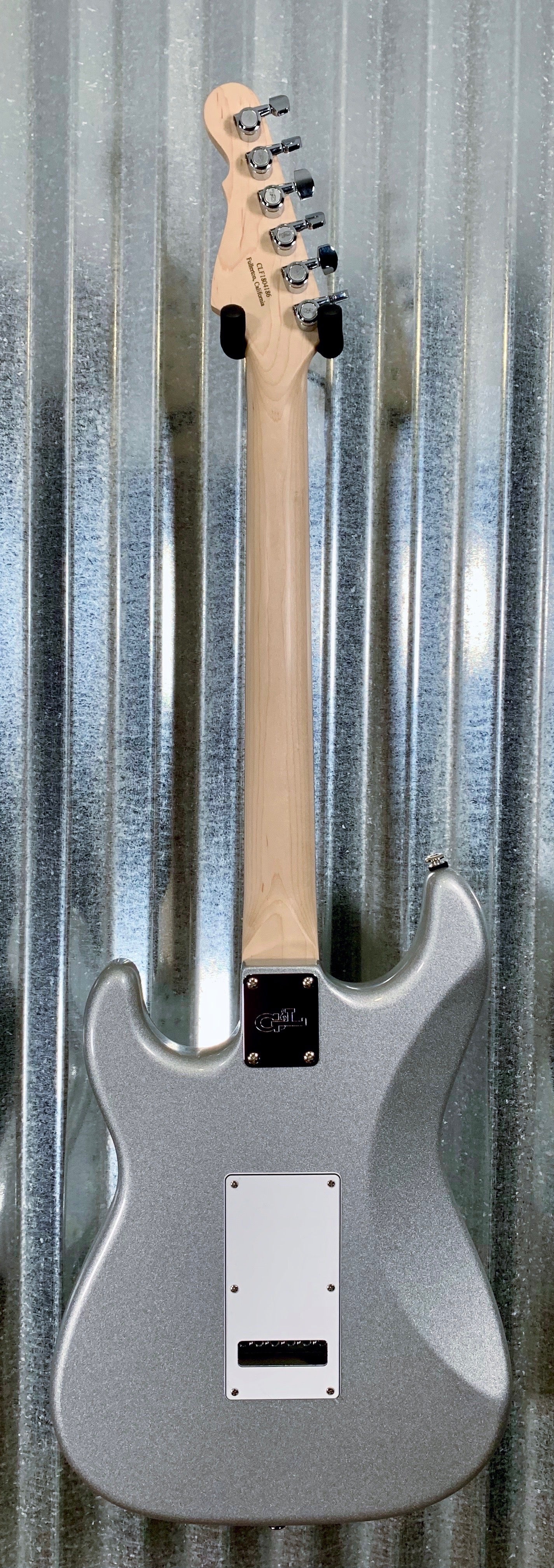 G&L USA Fullerton Custom Legacy Silver Metallic Guitar & Case 2018 #4186
