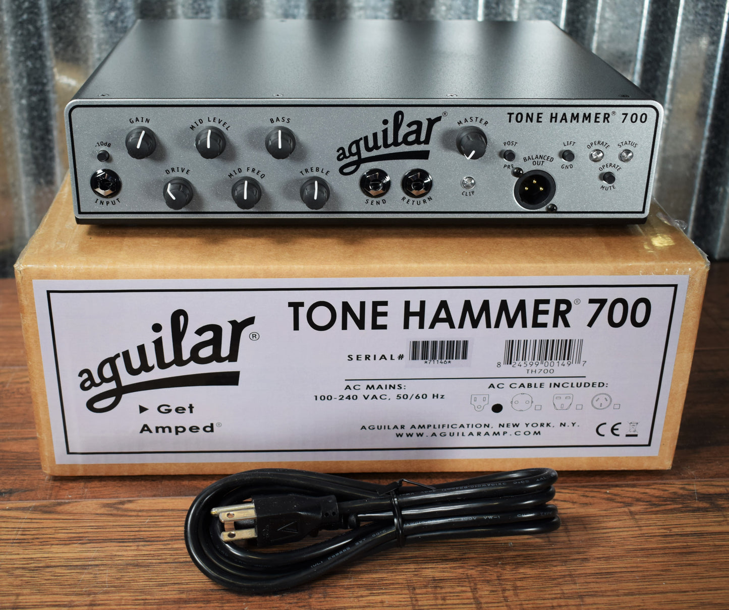 Aguilar Tone Hammer 700 Super Light 700 Watt Bass Amplifier Head