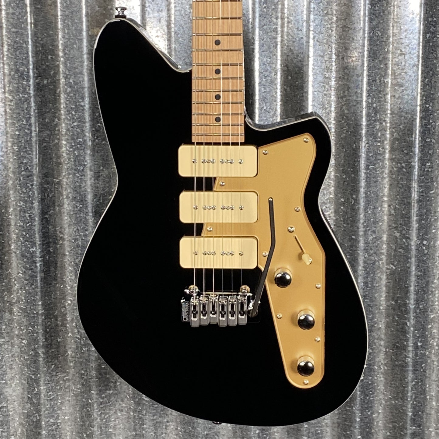 Reverend Jetstream 390 Midnight Black Guitar #56080