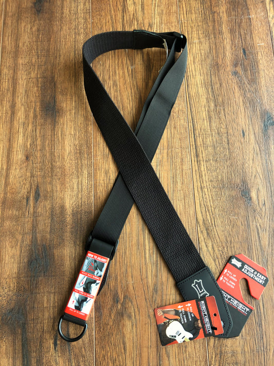 Levy's MRHC-BLK 2" Right Height Adjustable Cotton Guitar & Bass Strap Black