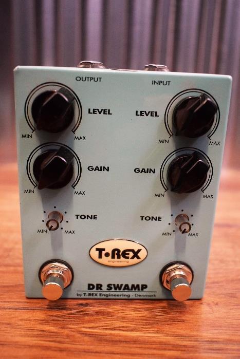 T-Rex Effects DR Swamp Twin Distortion Guitar Effect Pedal #4578 Used