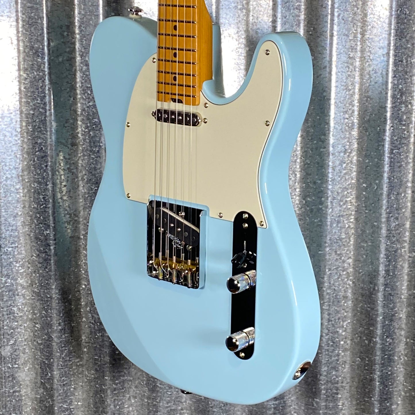 Musi Virgo Classic Telecaster Baby Blue Guitar #0629 Used