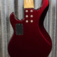 G&L USA CLF L-2500 S750 Ruby Red Metallic 5 String Bass & Case #1323
