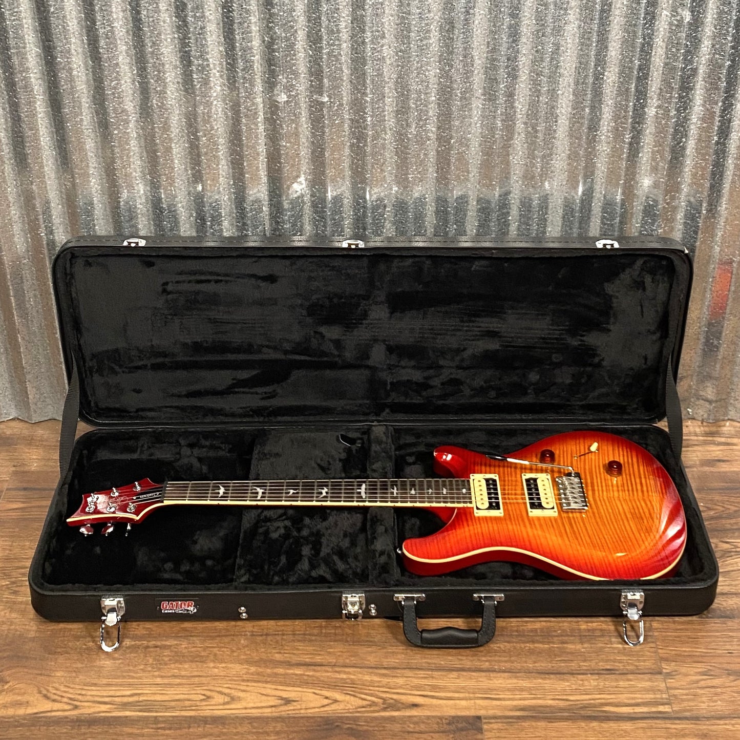 PRS Paul Reed Smith SE Custom 24 Vintage Sunburst Guitar Korea & Case #4592 Used