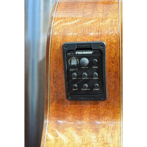 Washburn Guitars WCG55CE Comfort Series Koa Acoustic Electric Guitar & Case #18