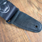 Levy's MPD2-112 2" Polyester Guitar Bass Strap Black & White Scanned Skull