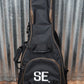 PRS Paul Reed Smith SE Tonare Parlor Charcoal Acoustic Electric Guitar & Bag PE20PSACH Blem #1090