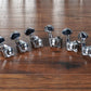 Grover Chrome 6 In Line Right Hand Electric Guitar Tuner Set Used