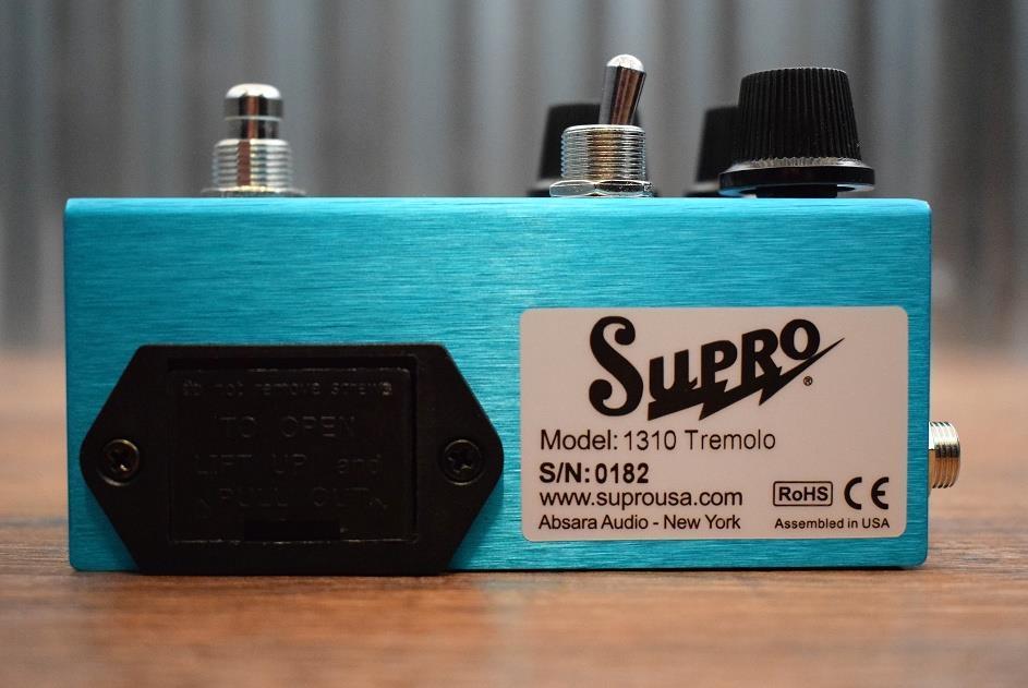 tremolo guitar effect pedal Supro USA 1310 Tremolo Tube Emulated Guitar Effect Pedal – Specialty Traders