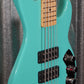 G&L USA CLF L-2500 Turquoise 5 String Bass & Case #9047