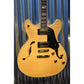 Washburn HB35NK Semi Hollow Electric Guitar Natural Flame Top & Hard Case #009