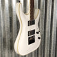 ESP LTD MH-1000 Evertune Snow White Guitar #1135 B Stock