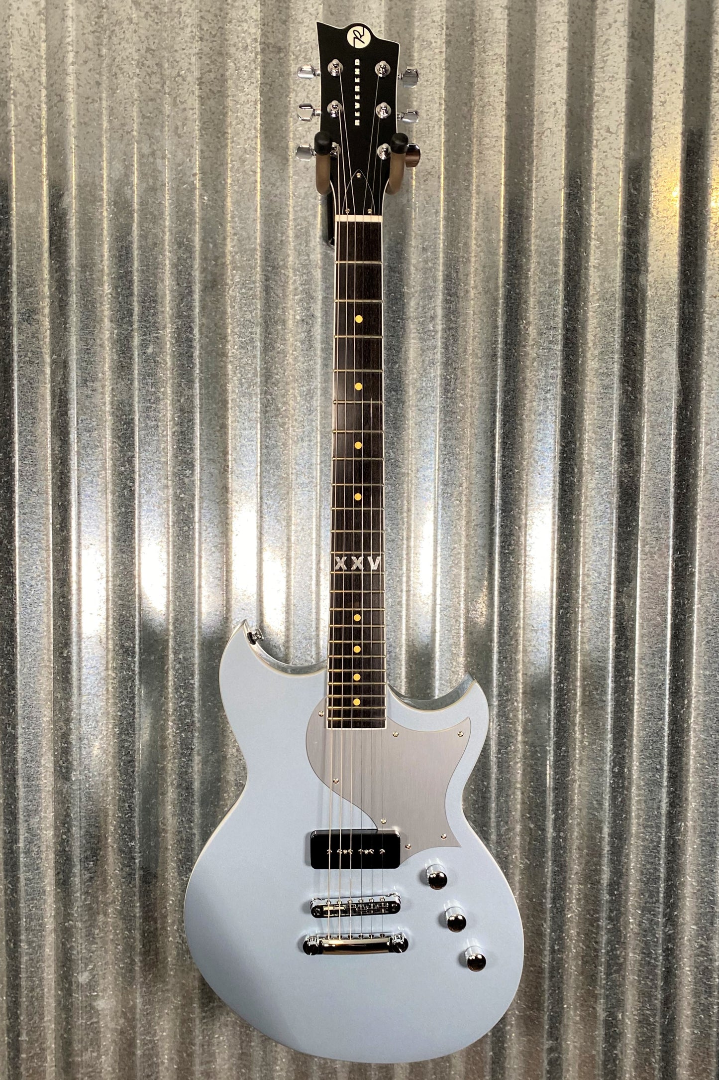 Reverend Guitars Sensei JR 25th Anniversary Edition Silver Freeze Guitar Blem #0126