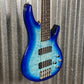 Schecter C-5 Plus 5 String Bass Ocean Blue Burst #0145
