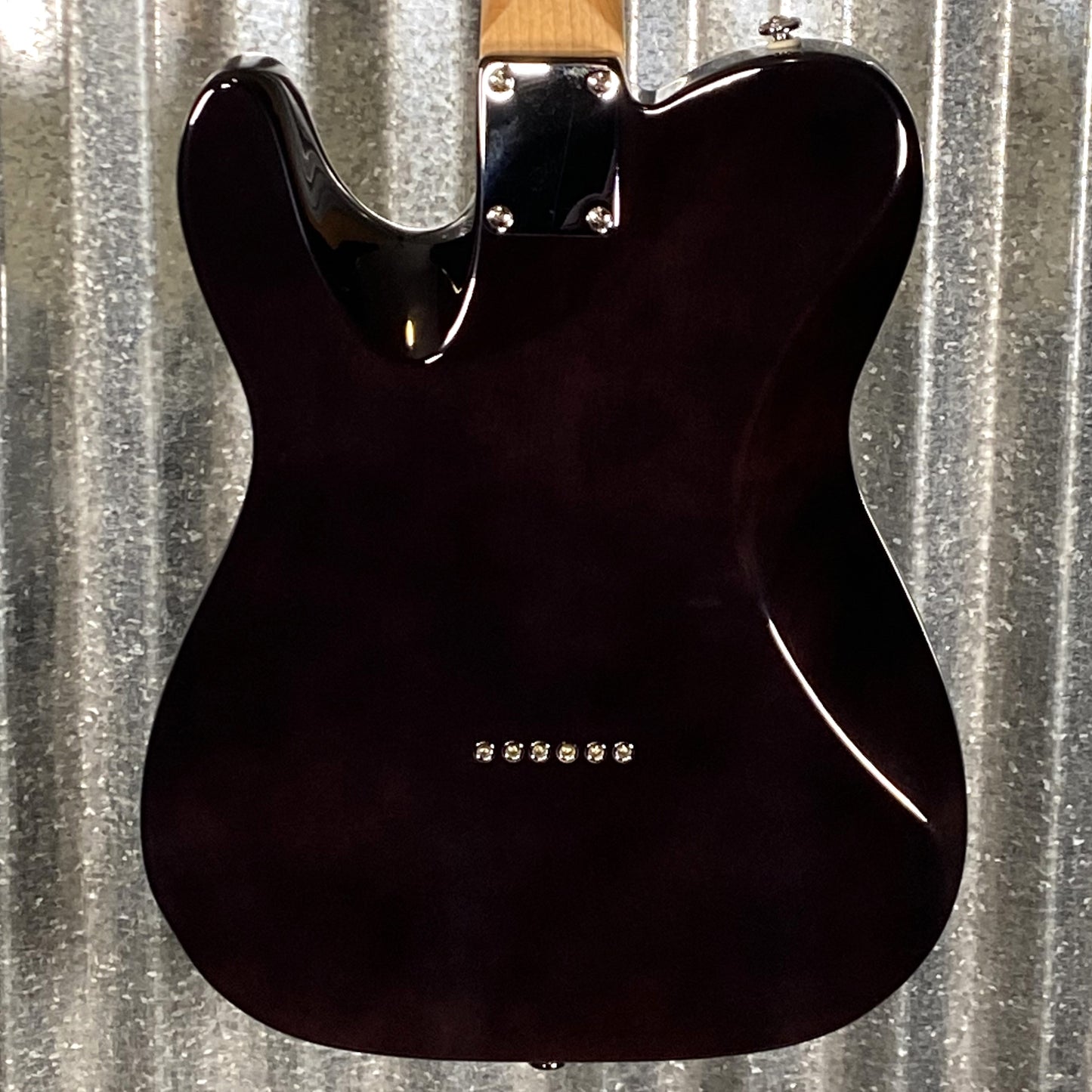 Musi Virgo Classic Telecaster Transparent Black Guitar #0286 Used