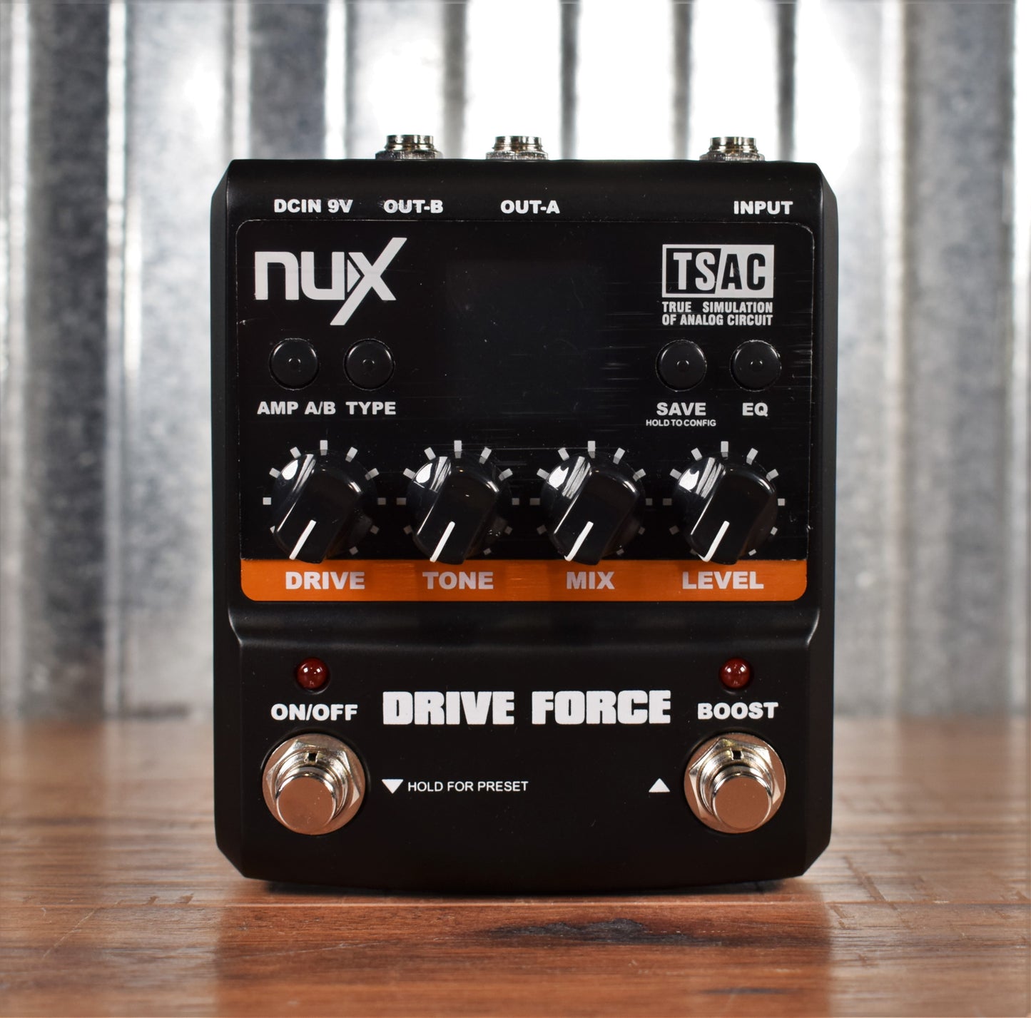 NUX Drive Force Modeling Distortion Overdrive Guitar Effect Pedal Demo