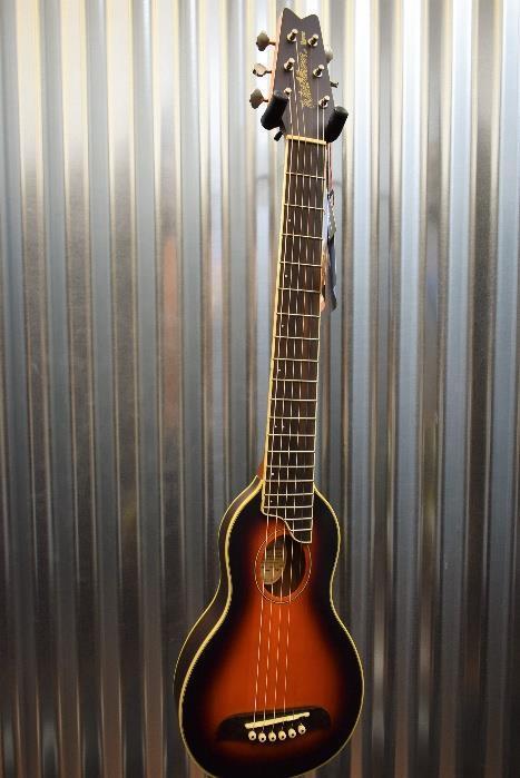 Washburn Guitars Rover RO-10 Limited Ed Rosewood Sunburst Travel Guitar & Case