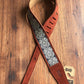 Levy's MSJ26-RST 2.5" Adjustable Suede Guitar & Bass Strap Rust