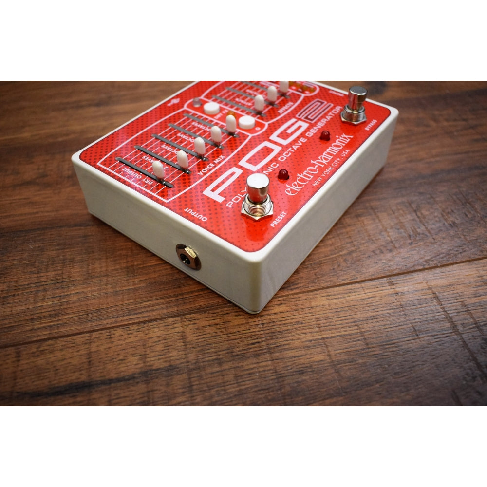Electro-Harmonix EHX POG2 Polyphonic Octave Generator Guitar Bass Effect Pedal Demo