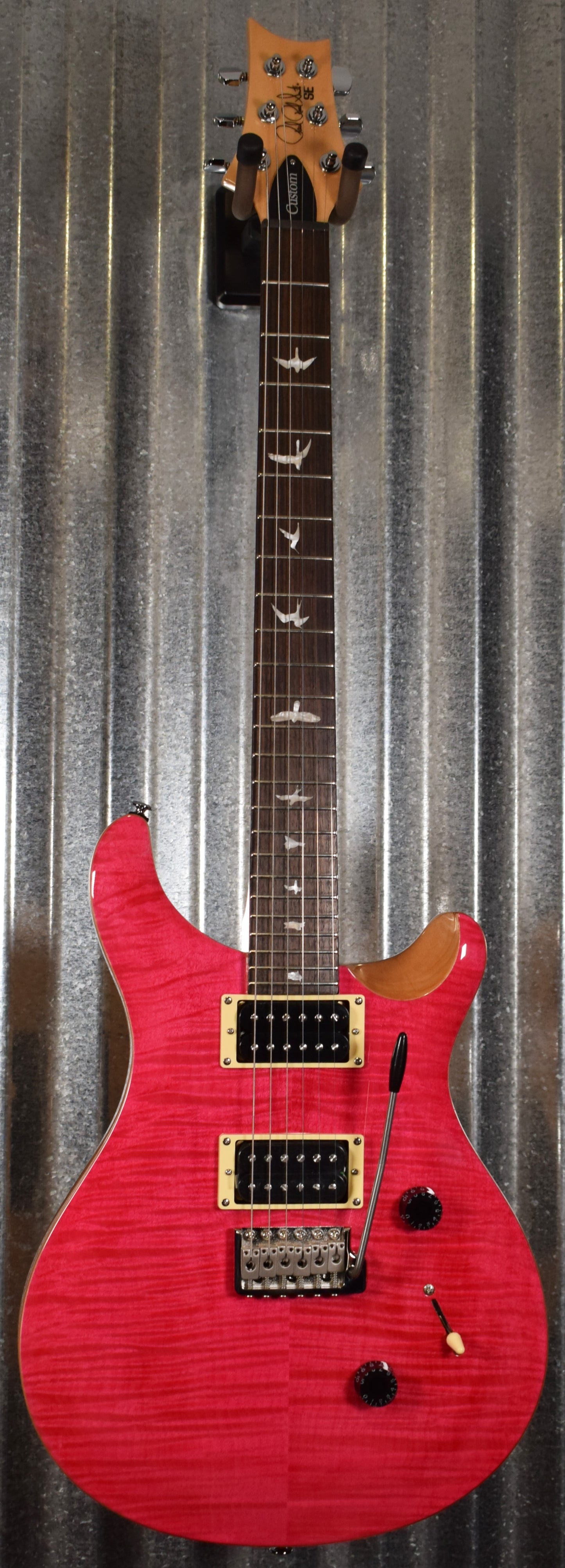PRS Paul Reed Smith SE Custom 24 Bonnie Pink Guitar & Bag #6436