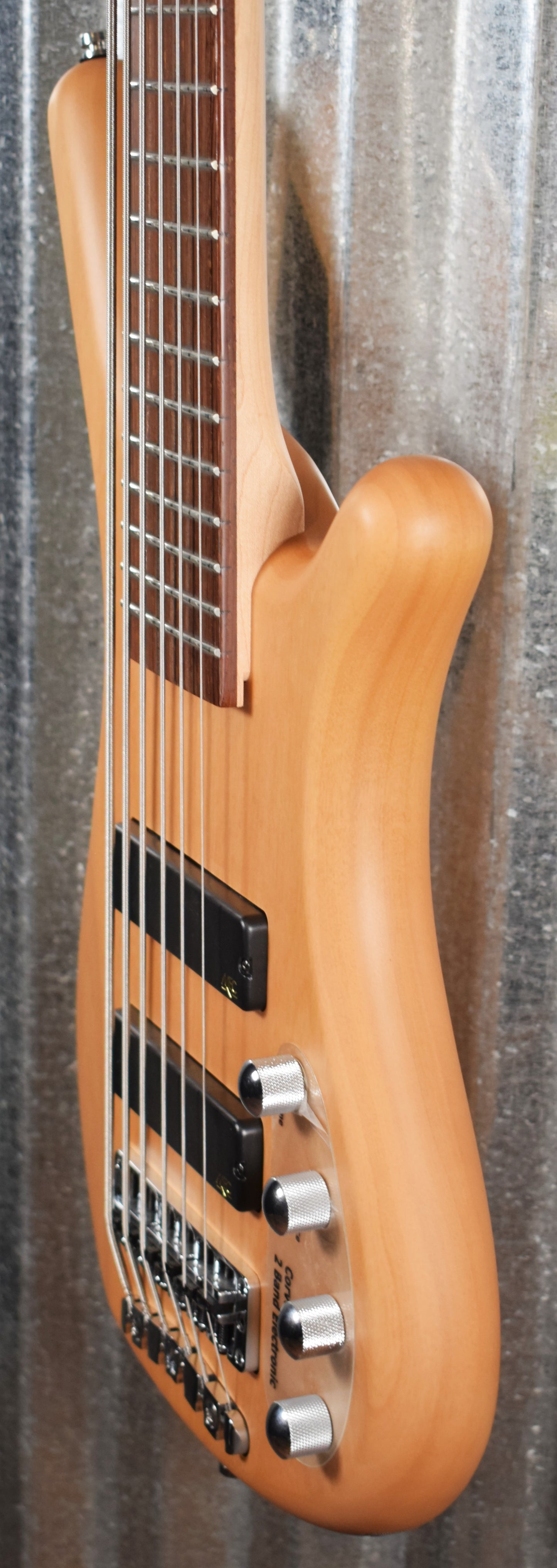 Warwick Rockbass Corvette Basic Natural Active 6 String Bass & Bag #5820