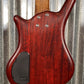 Warwick German Pro Series Thumb BO 5 String Burgundy Bass & Gig Bag #9322