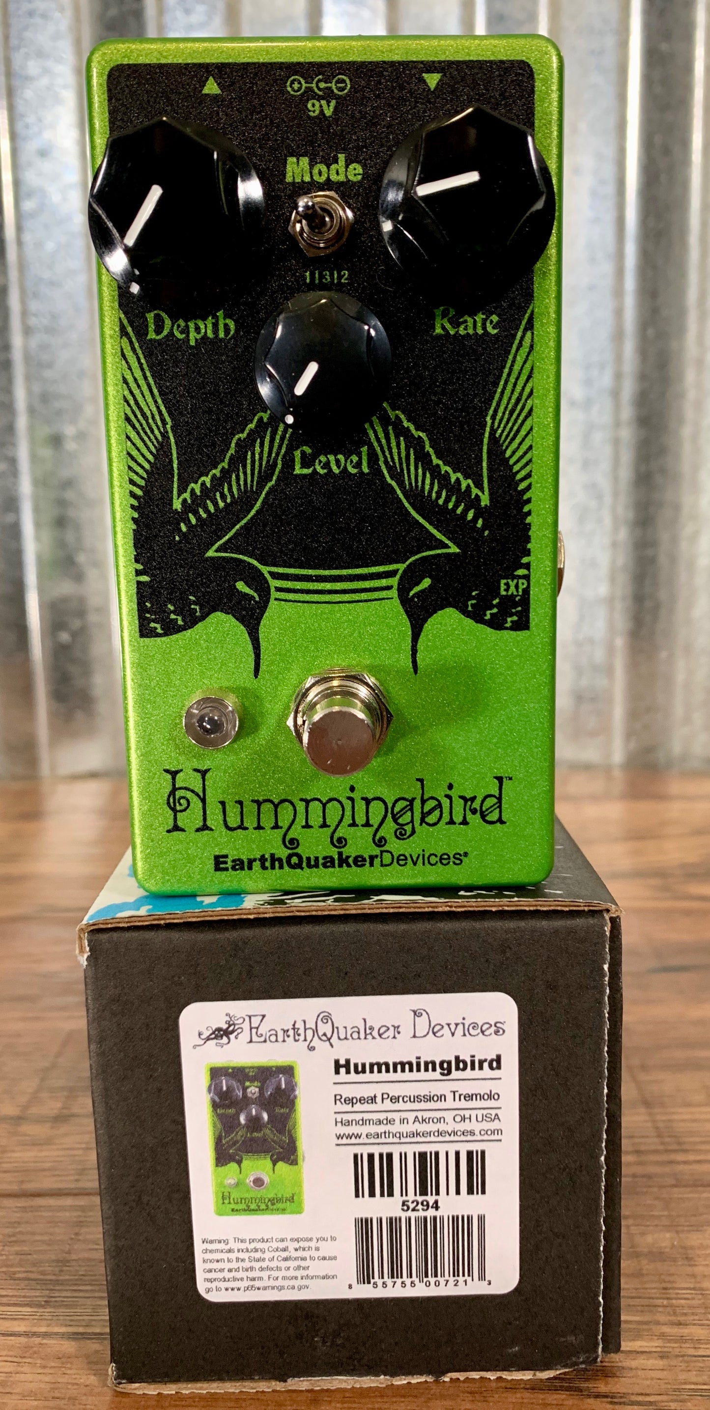 Earthquaker Devices EQD Hummingbird Repeat Percussions V4 Guitar Effect Pedal