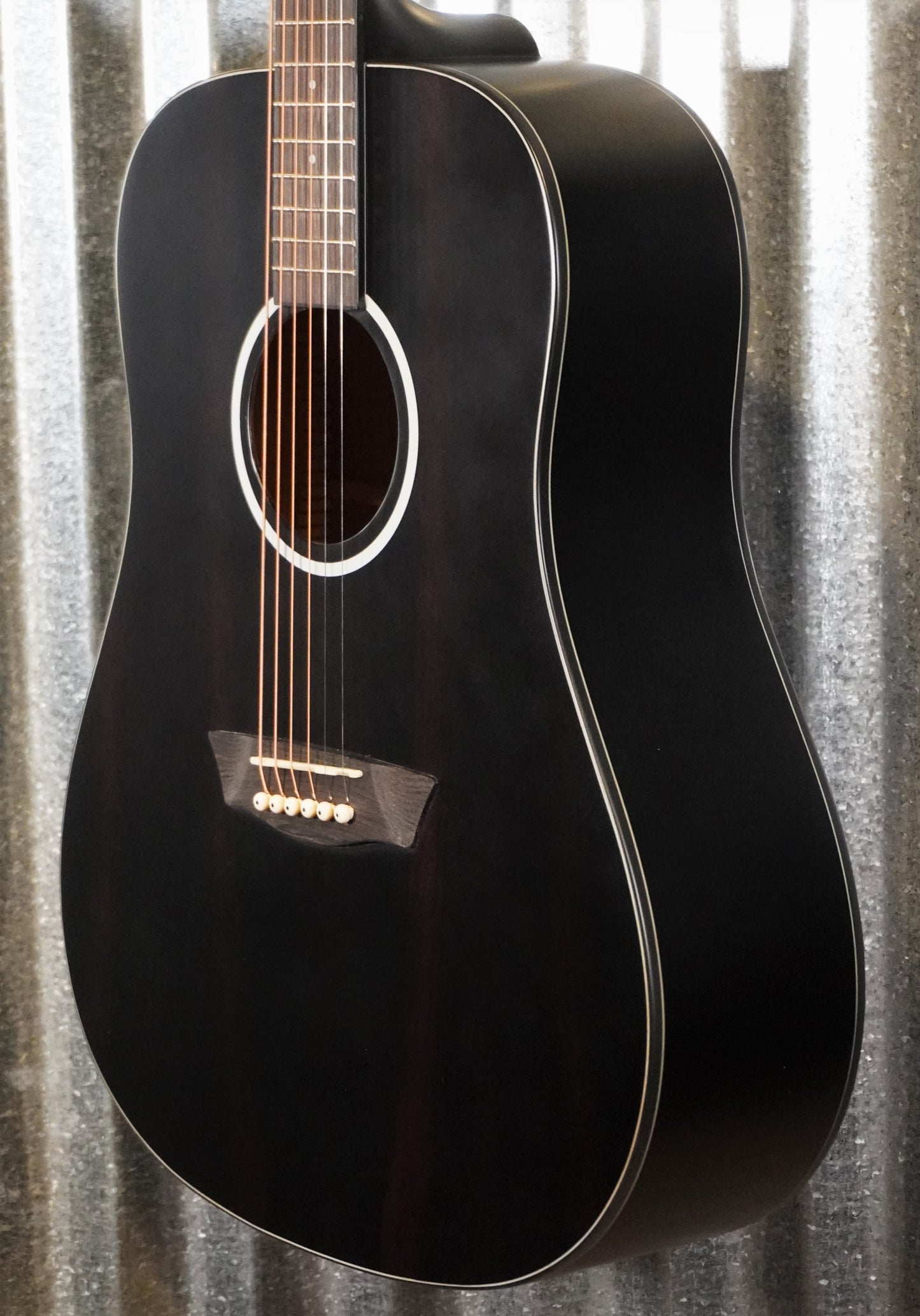 Washburn Deep Forest Ebony D Acoustic Guitar DFED-U #5943