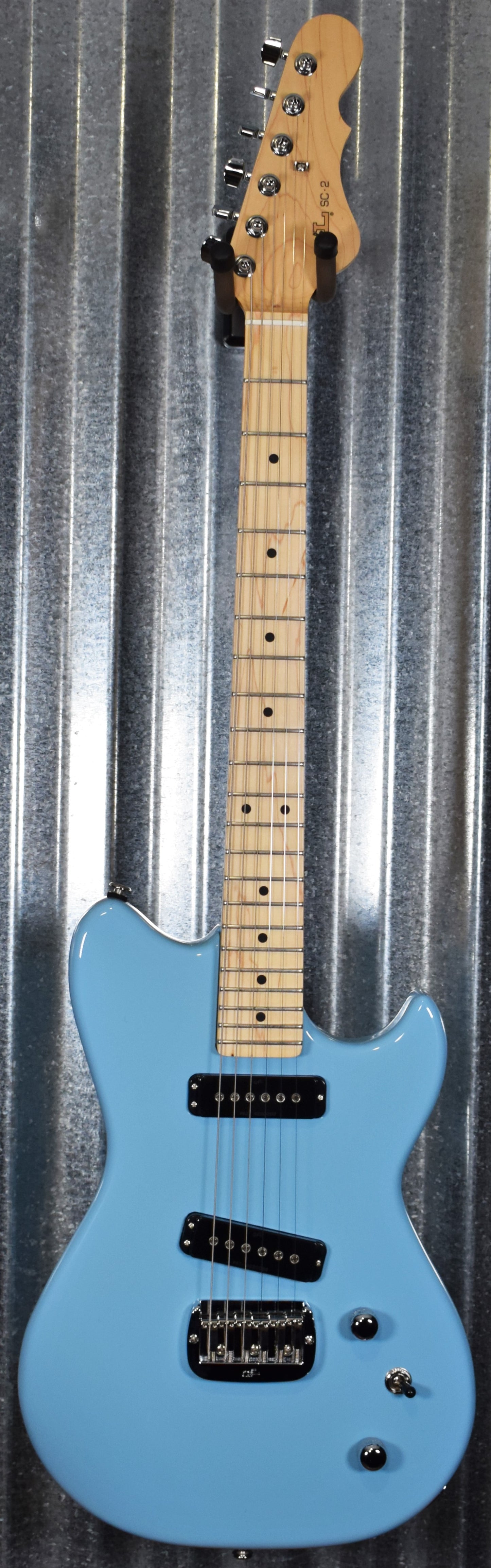 G&L USA SC-2 Himalayan Blue Guitar & Bag SC2 #6010