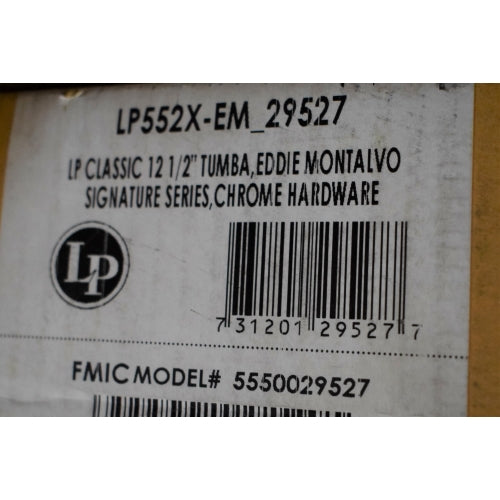 LP Latin Percussion Classic Eddie Montalvo 12 1/2" Tumba Chrome LP552X-EM