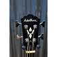 Washburn AB10BK Gloss Black Acoustic Electric Bass & Gig Bag #3472