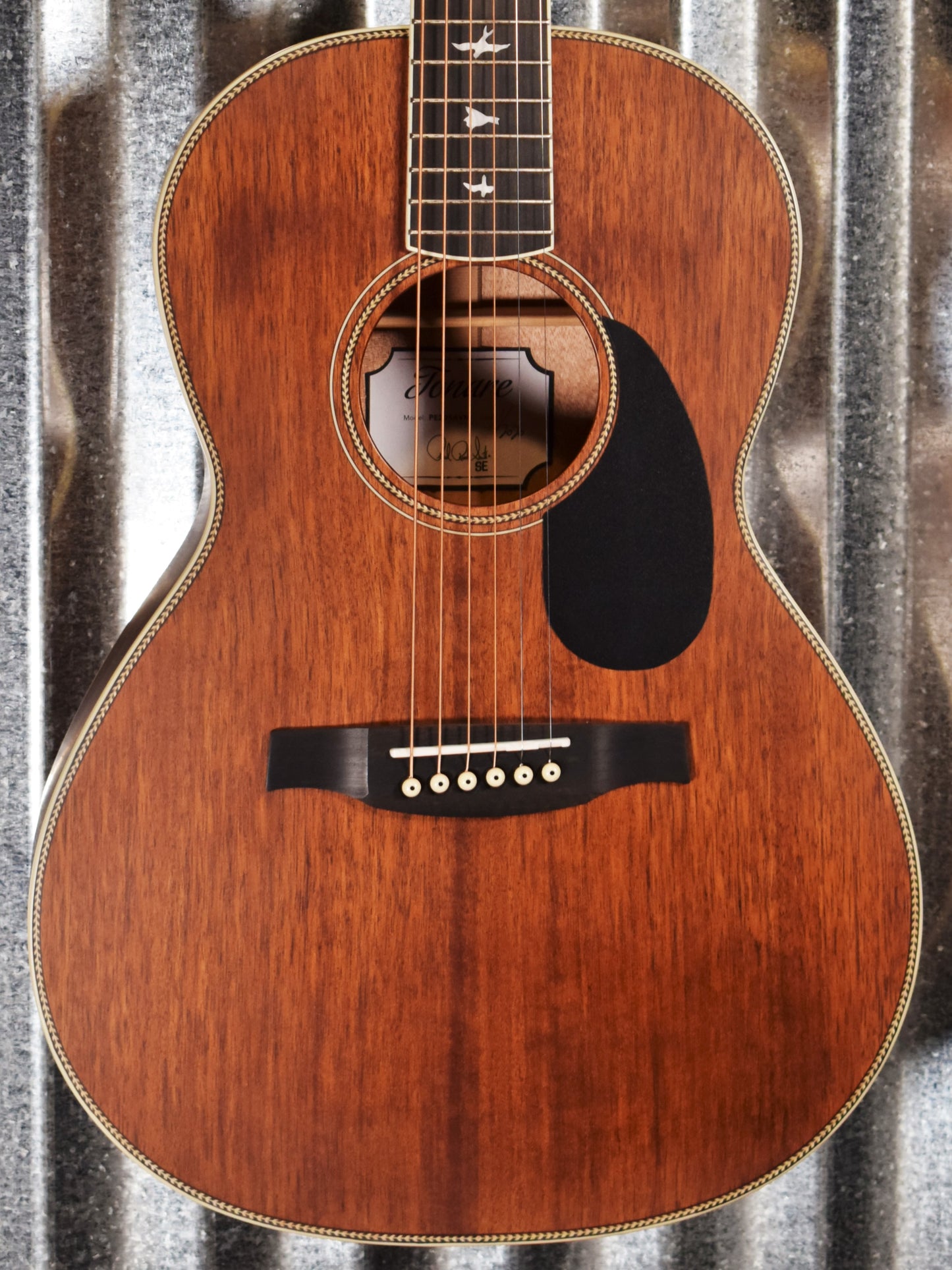 PRS Paul Reed Smith SE Tonare Parlor Vintage Mahogany Acoustic Guitar & Bag PE20SAVM #2599