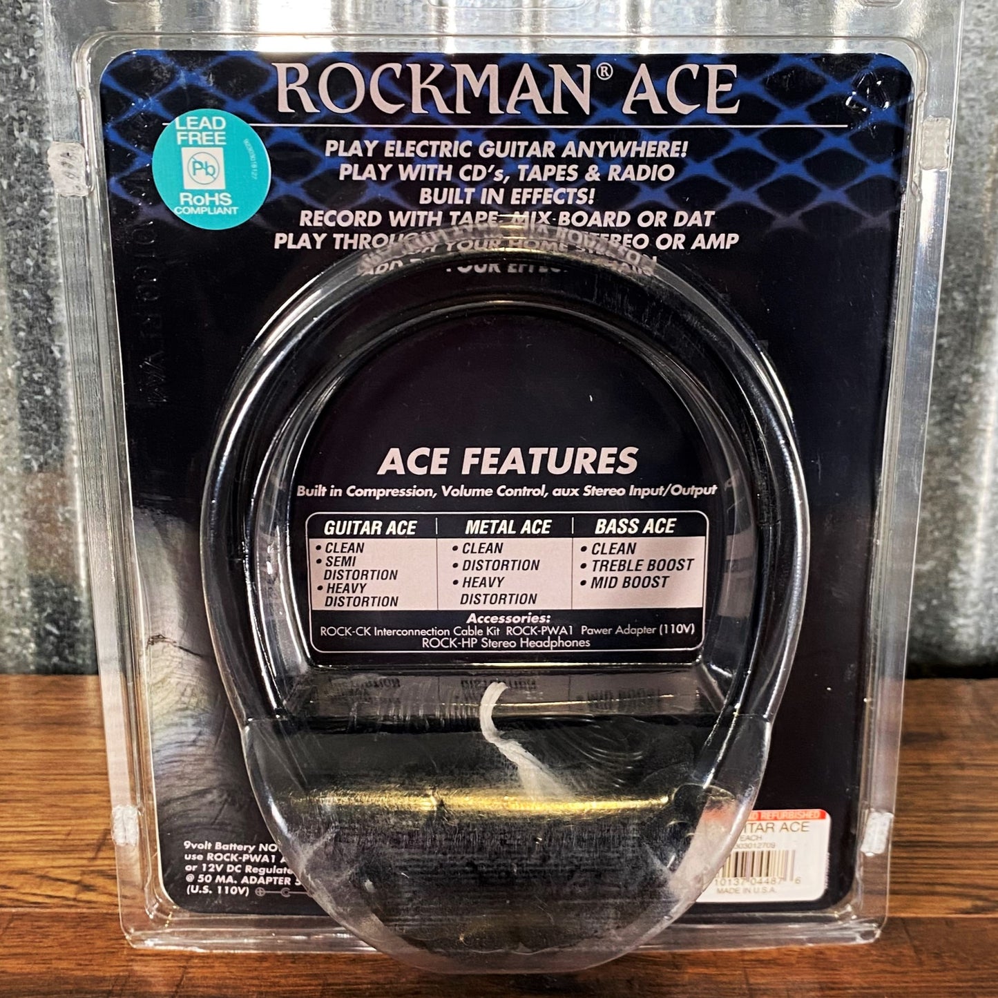 Dunlop GA Rockman Guitar Ace by Tom Scholz Headphone Practice Guitar Amplifier B Stock