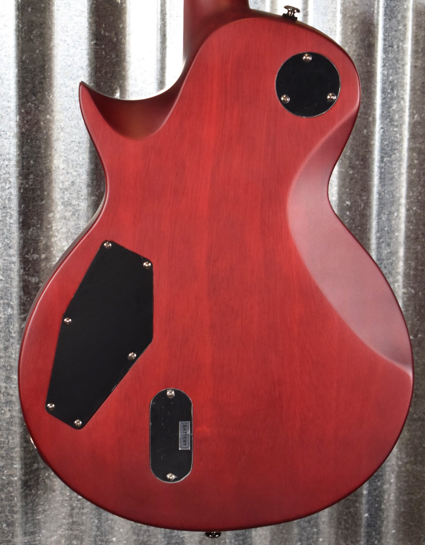 ESP LTD EC-401 Quilt Maple See Thru Black Cherry Satin Guitar LEC401QMSTBCS #2342 Used
