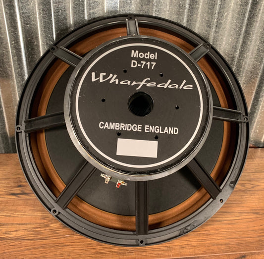 Wharfedale Pro D-717 18" 400 Watt 8 Ohm Cast Frame Replacement Bass Woofer Speaker
