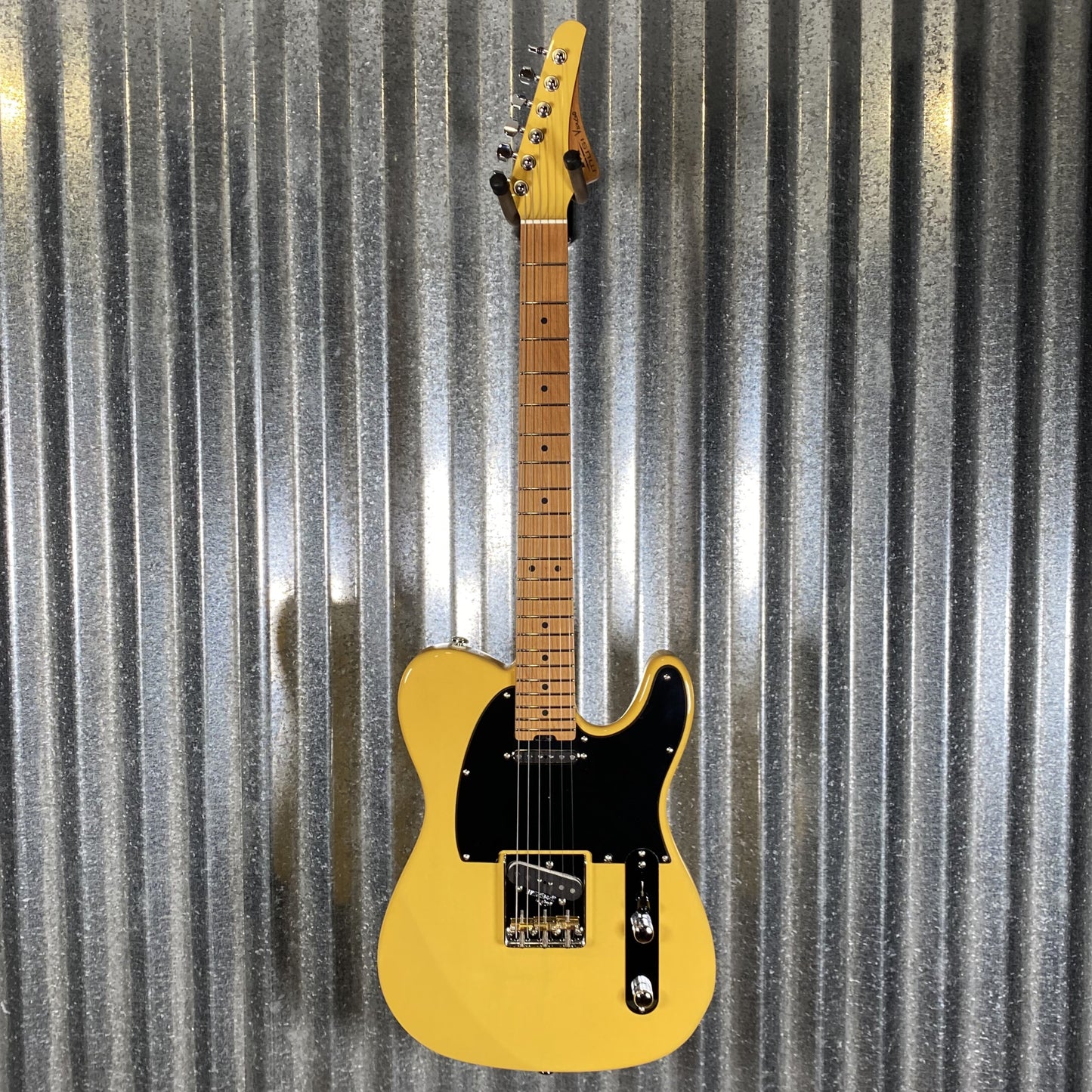 Musi Virgo Classic Telecaster Empire Yellow Guitar #0455 Used