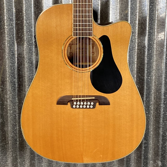 Alvarez Artist Series AD6012CE 12 String Cutaway Acoustic Electric Guitar & Case #0890 Used