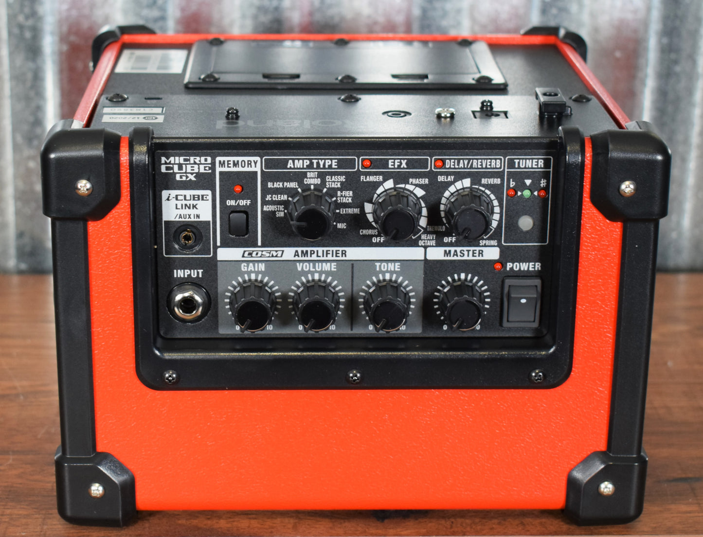 Roland M-CUBE-GXR Micro Cube GX 3 Watt 1x5" Battery Powered Guitar Combo Amplifier RED